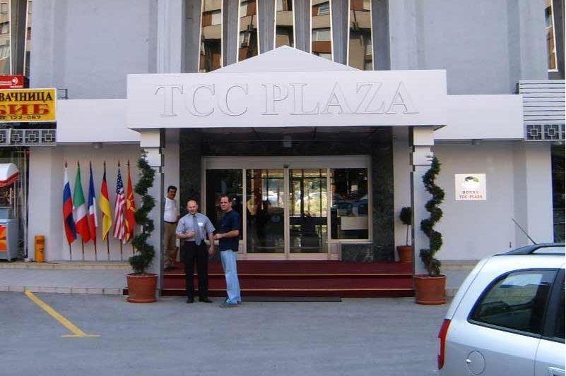 Hotel Tcc Plaza 斯科普里 外观 照片